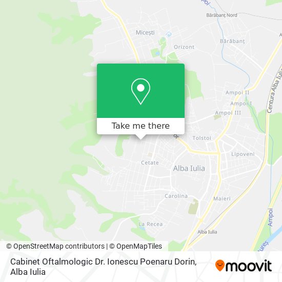Cabinet Oftalmologic Dr. Ionescu Poenaru Dorin map