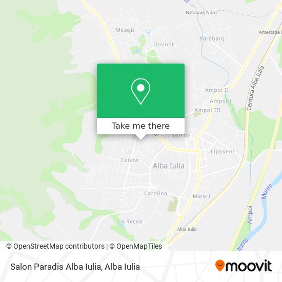 Salon Paradis Alba Iulia map