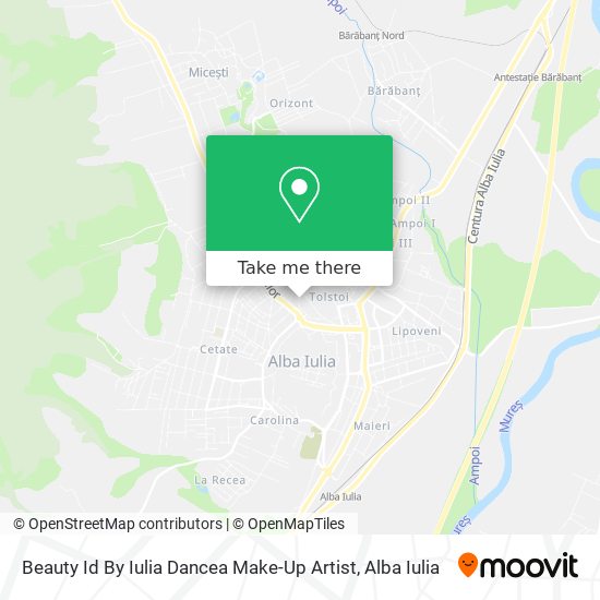 Beauty Id By Iulia Dancea Make-Up Artist map