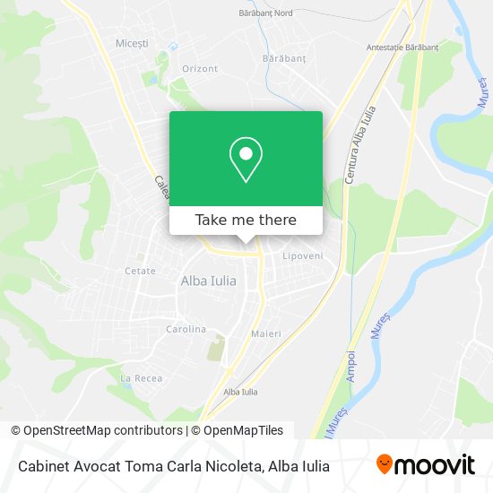 Cabinet Avocat Toma Carla Nicoleta map