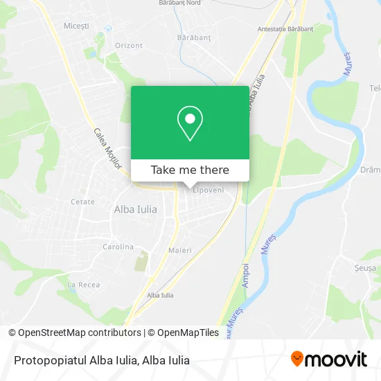 Protopopiatul Alba Iulia map