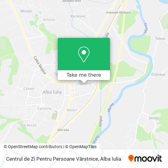 Centrul de Zi Pentru Persoane Vârstnice map