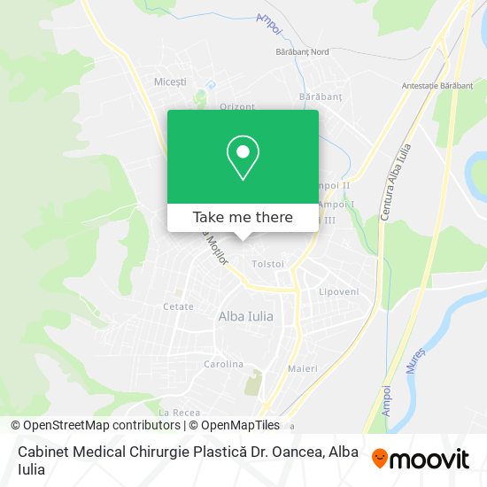 Cabinet Medical Chirurgie Plastică Dr. Oancea map