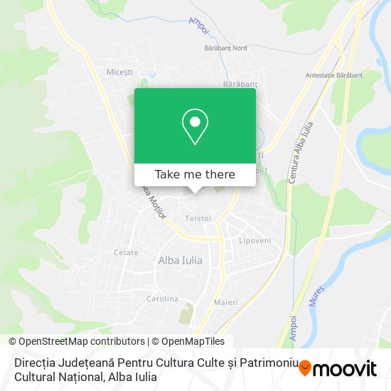 Direcția Județeană Pentru Cultura Culte și Patrimoniu Cultural Național map