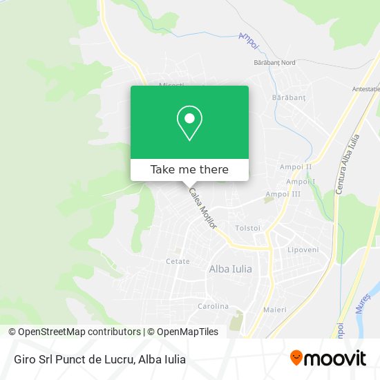 Giro Srl Punct de Lucru map