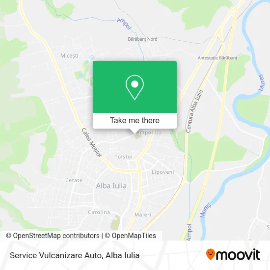 Service Vulcanizare Auto map