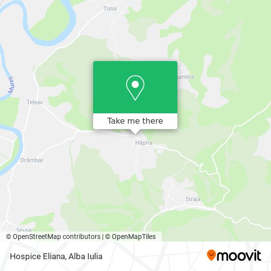 Hospice Eliana map