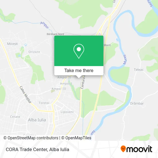 CORA Trade Center map