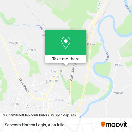 Servcom Horeca Logis map