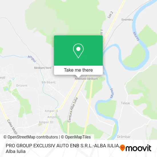 PRO GROUP EXCLUSIV AUTO ENB S.R.L.-ALBA IULIA map