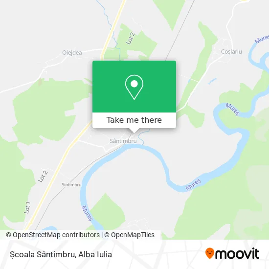 Școala Sântimbru map