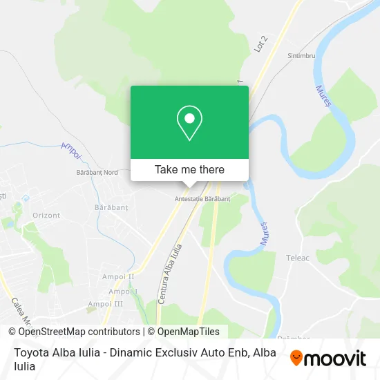 Toyota Alba Iulia - Dinamic Exclusiv Auto Enb map