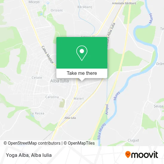 Yoga Alba map
