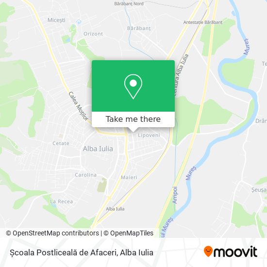 Școala Postliceală de Afaceri map