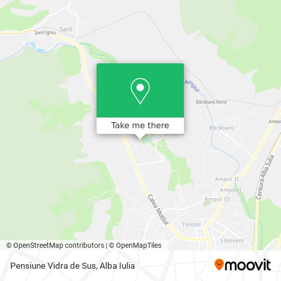 Pensiune Vidra de Sus map