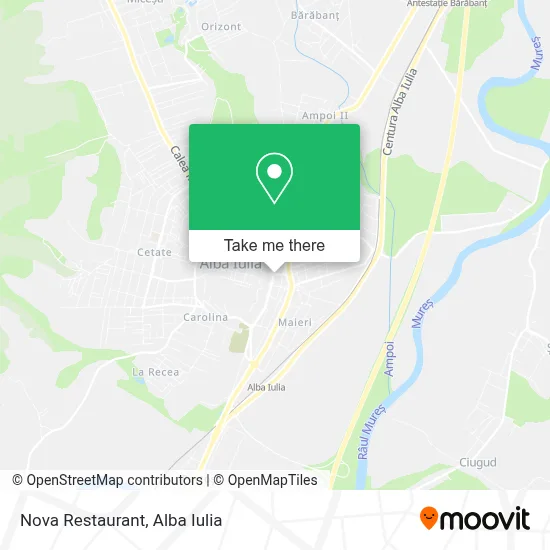 Nova Restaurant map