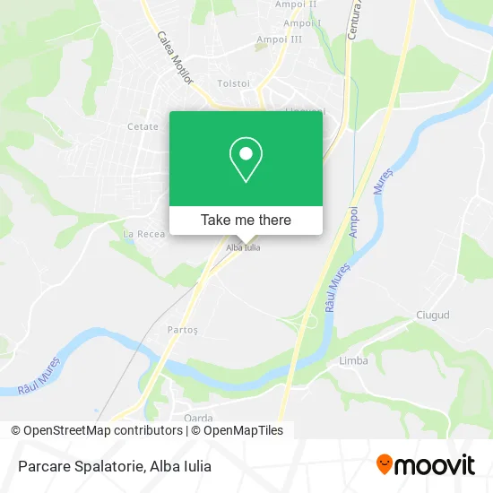 Parcare Spalatorie map