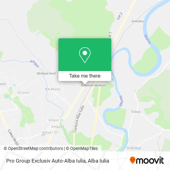 Pro Group Exclusiv Auto-Alba Iulia map