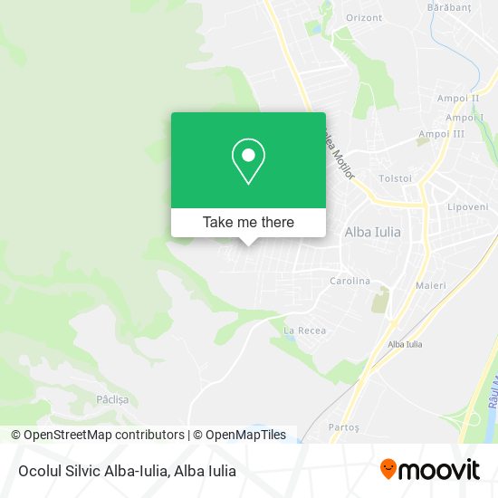Ocolul Silvic Alba-Iulia map