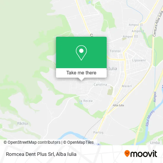 Romcea Dent Plus Srl map