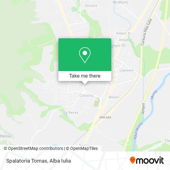 Spalatoria Tomas map