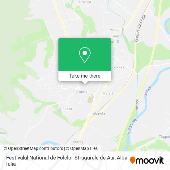 Festivalul National de Folclor Strugurele de Aur map