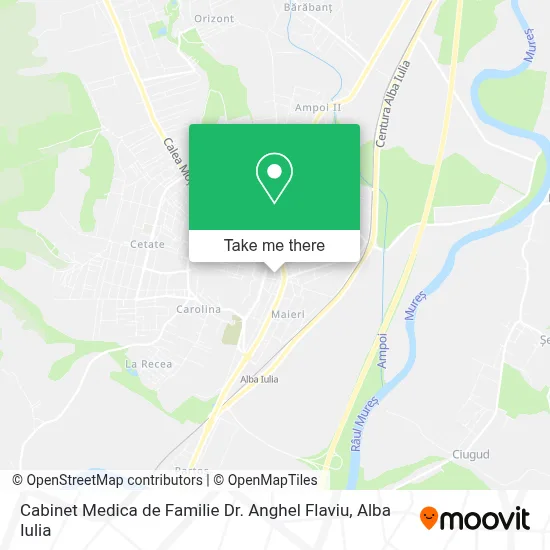 Cabinet Medica de Familie Dr. Anghel Flaviu map