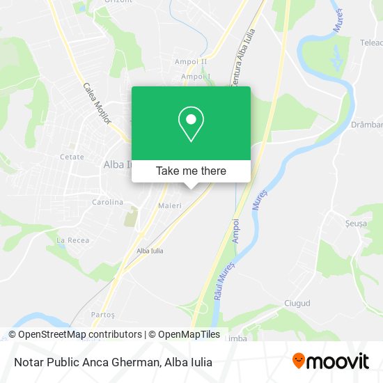 Notar Public Anca Gherman map