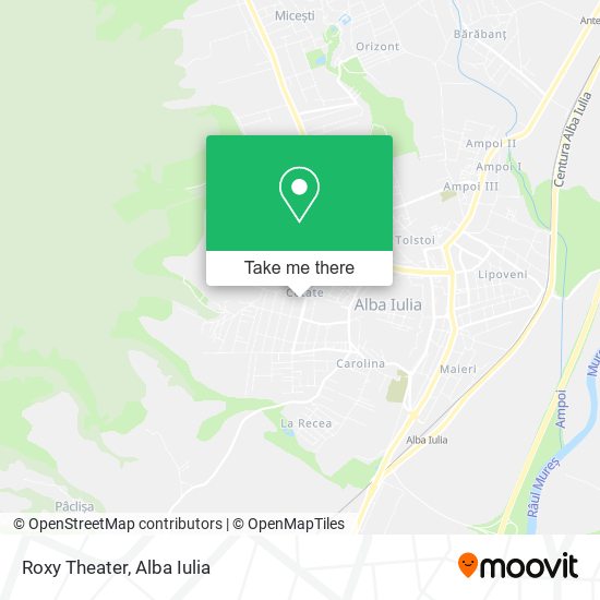 Roxy Theater map