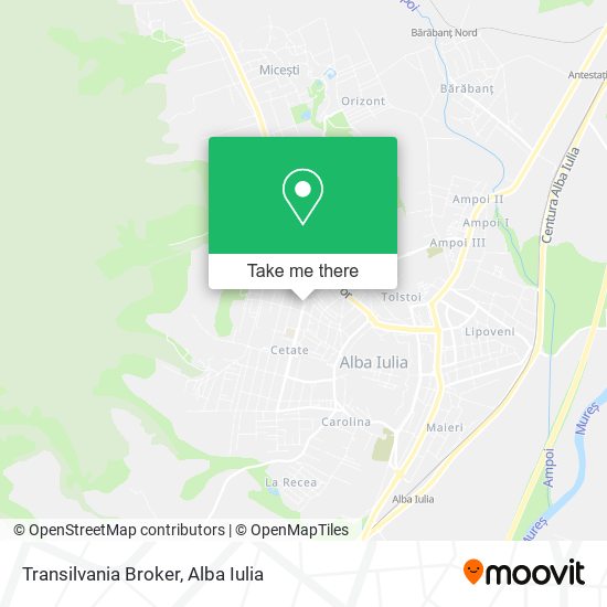 Transilvania Broker map