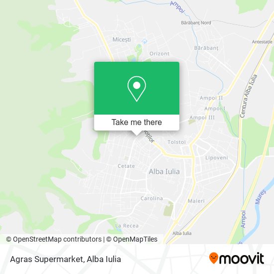 Agras Supermarket map