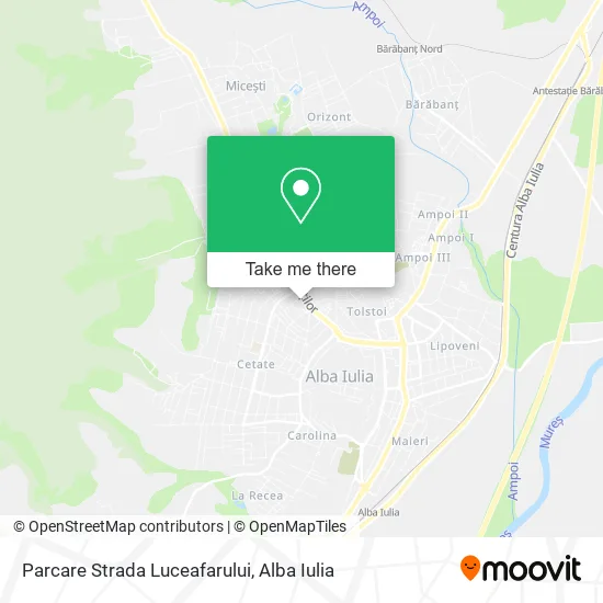 Parcare Strada Luceafarului map