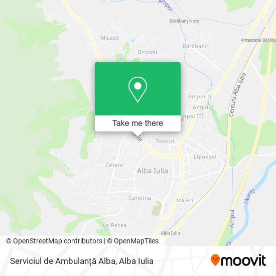 Serviciul de Ambulanță Alba map