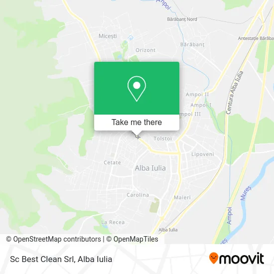 Sc Best Clean Srl map