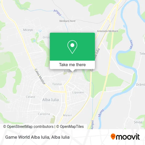 Game World Alba Iulia map