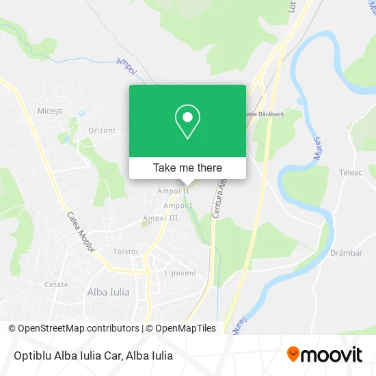 Optiblu Alba Iulia Car map