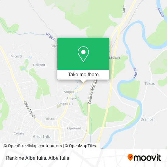 Rankine Alba Iulia map