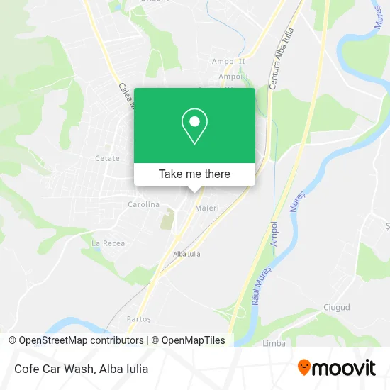 Cofe Car Wash map