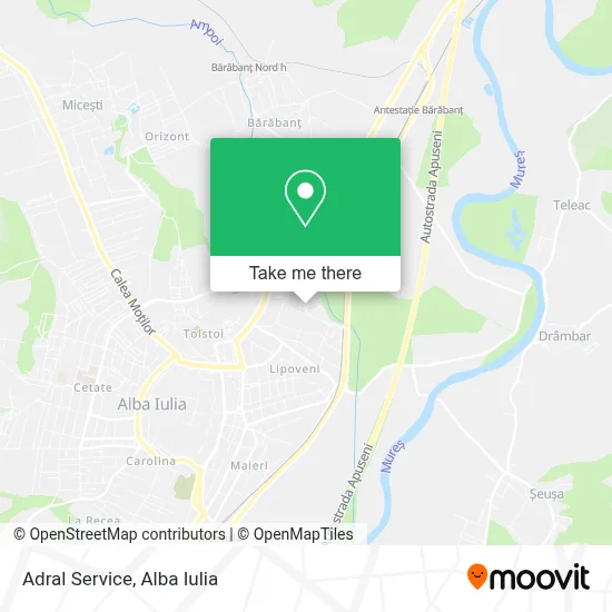 Adral Service map