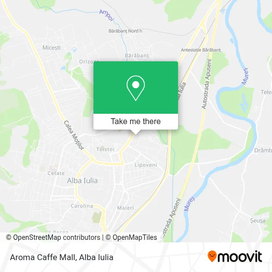 Aroma Caffe Mall map