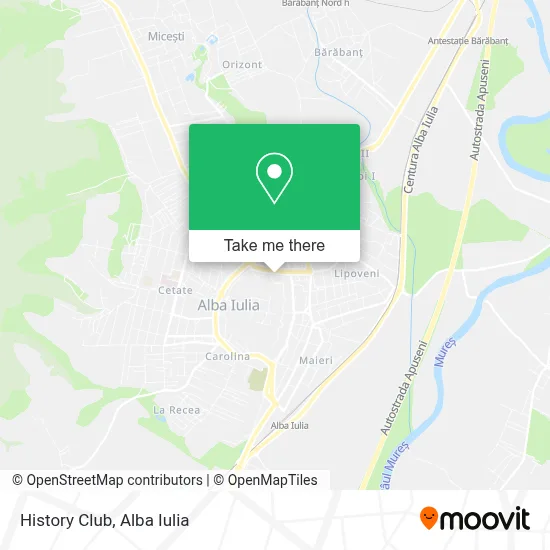 History Club map