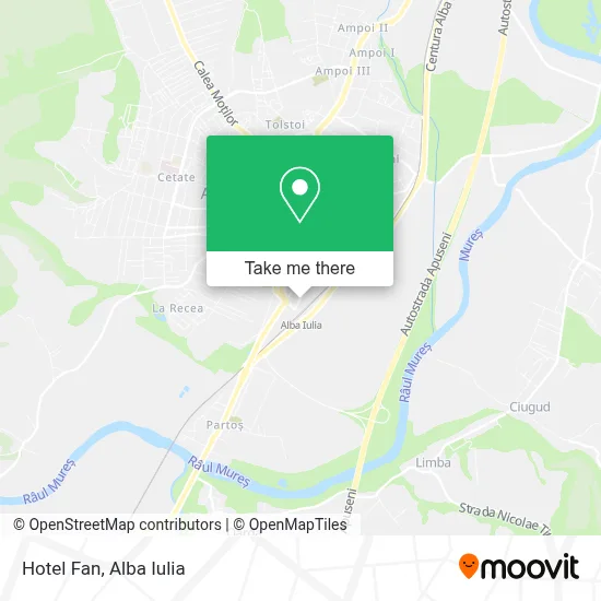 Hotel Fan map