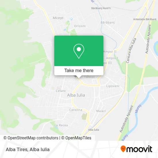 Alba Tires map