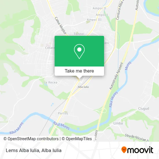 Lems Alba Iulia map