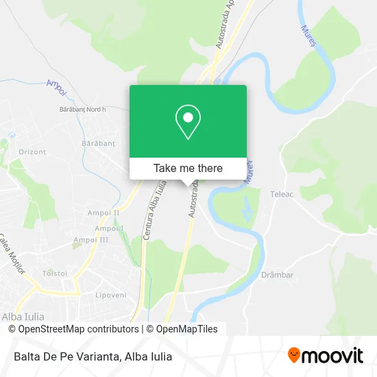 Balta De Pe Varianta map