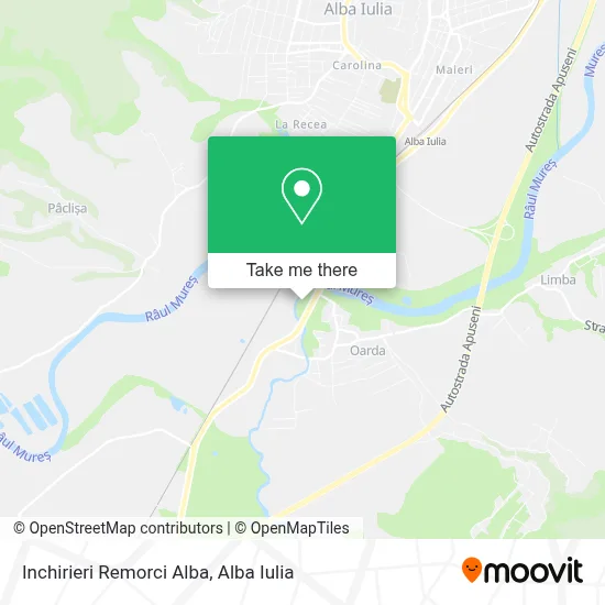 Inchirieri Remorci Alba map