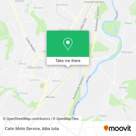 Calin Moto Service map