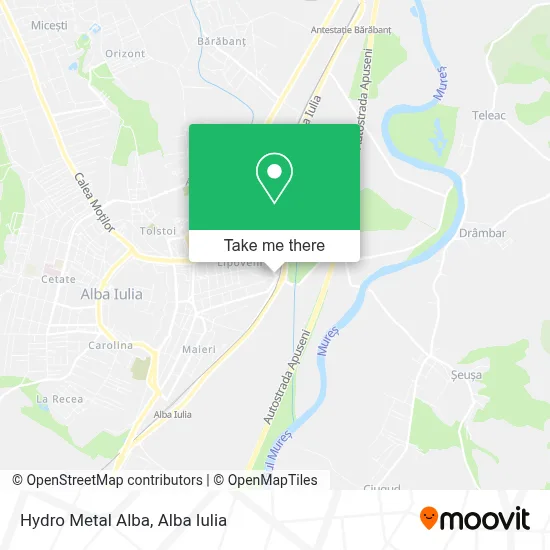 Hydro Metal Alba map