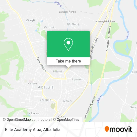 Elite Academy Alba map