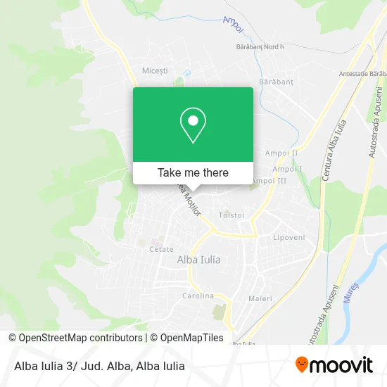 Alba Iulia 3/ Jud. Alba map